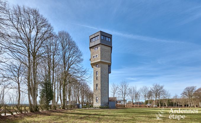 Luxusferienhaus in Butgenbach: Wasserturm mit Sauna, Whirlpool und Panoramablick f�r 6 Personen
