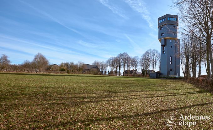 Luxusferienhaus in Butgenbach: Wasserturm mit Sauna, Whirlpool und Panoramablick f�r 6 Personen