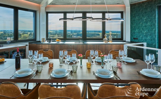 Luxusferienhaus in Butgenbach: Wasserturm mit Sauna, Whirlpool und Panoramablick f�r 6 Personen