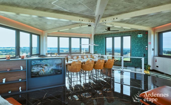 Luxusferienhaus in Butgenbach: Wasserturm mit Sauna, Whirlpool und Panoramablick f�r 6 Personen