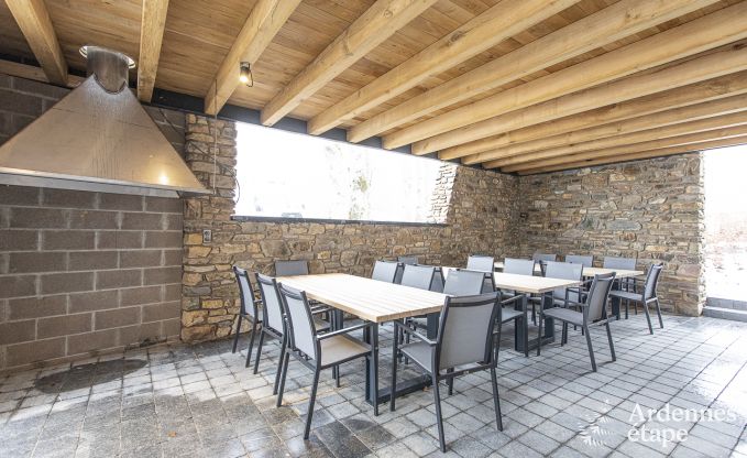 Luxusvilla Butgenbach 28 Pers. Ardennen Schwimmbad Wellness Behinderten gerecht