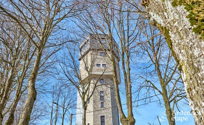 Luxusferienhaus in Butgenbach: Wasserturm mit Sauna, Whirlpool und Panoramablick f�r 6 Personen