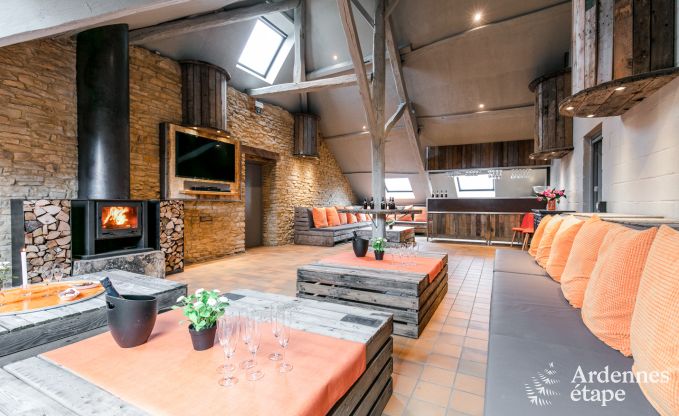 Ferienhaus Chassepierre 50 Pers. Ardennen Schwimmbad Wellness