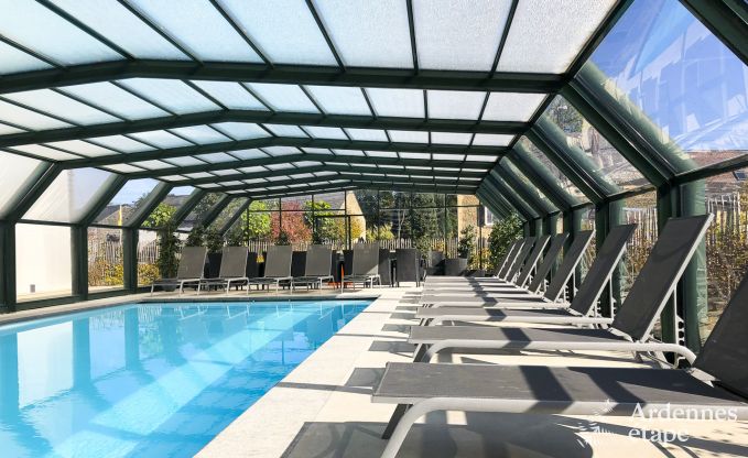 Ferienhaus Chassepierre 50 Pers. Ardennen Schwimmbad Wellness