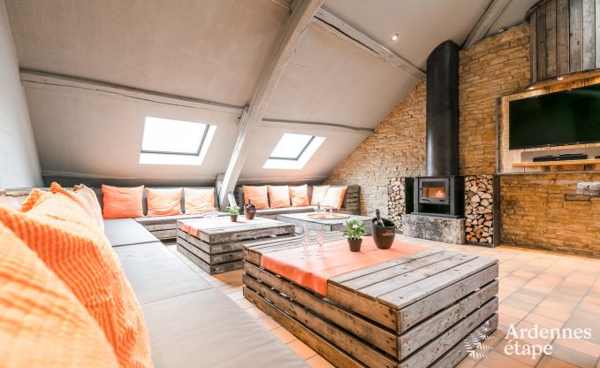 Ferienhaus Chassepierre 50 Pers. Ardennen Schwimmbad Wellness