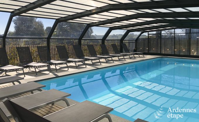 Ferienhaus Chassepierre 50 Pers. Ardennen Schwimmbad Wellness