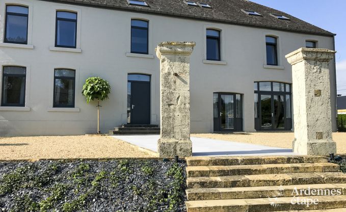 Ferienhaus Chassepierre 50 Pers. Ardennen Schwimmbad Wellness