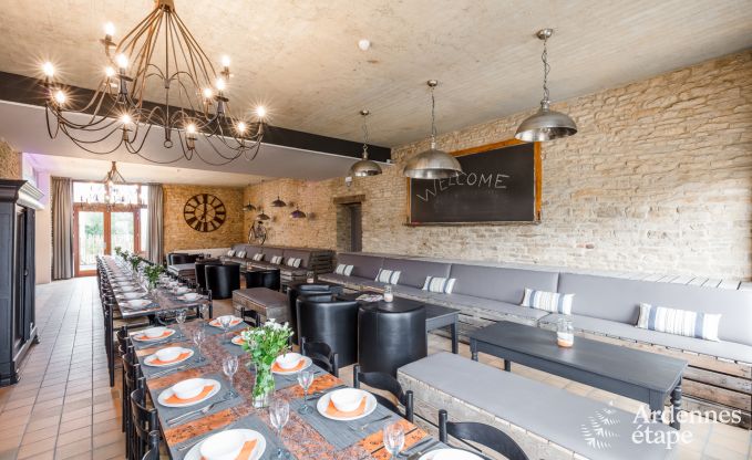 Ferienhaus Chassepierre 50 Pers. Ardennen Schwimmbad Wellness