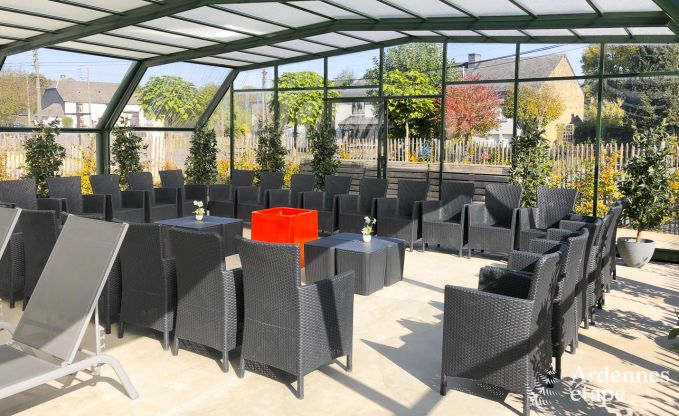 Ferienhaus Chassepierre 50 Pers. Ardennen Schwimmbad Wellness