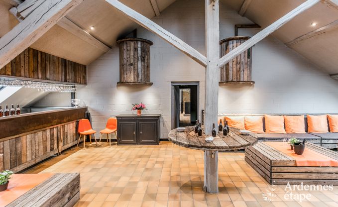 Ferienhaus Chassepierre 50 Pers. Ardennen Schwimmbad Wellness