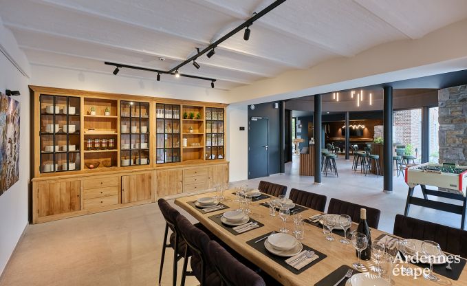 Gerumiges Loft fr 24 Personen in Chaudfontaine mit 10 Schlafzimmern, Wellness mit Sauna und Jacuzzi und Privatterrasse