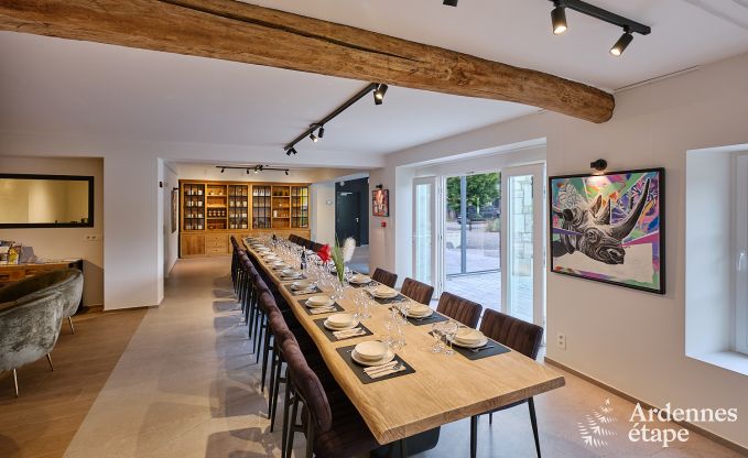 Gerumiges Loft fr 24 Personen in Chaudfontaine mit 10 Schlafzimmern, Wellness mit Sauna und Jacuzzi und Privatterrasse