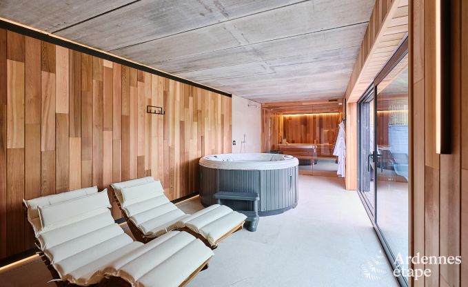 Gerumiges Loft fr 24 Personen in Chaudfontaine mit 10 Schlafzimmern, Wellness mit Sauna und Jacuzzi und Privatterrasse