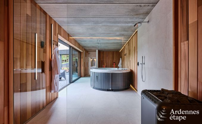 Gerumiges Loft fr 24 Personen in Chaudfontaine mit 10 Schlafzimmern, Wellness mit Sauna und Jacuzzi und Privatterrasse