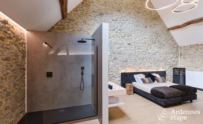 Gerumiges Loft fr 24 Personen in Chaudfontaine mit 10 Schlafzimmern, Wellness mit Sauna und Jacuzzi und Privatterrasse