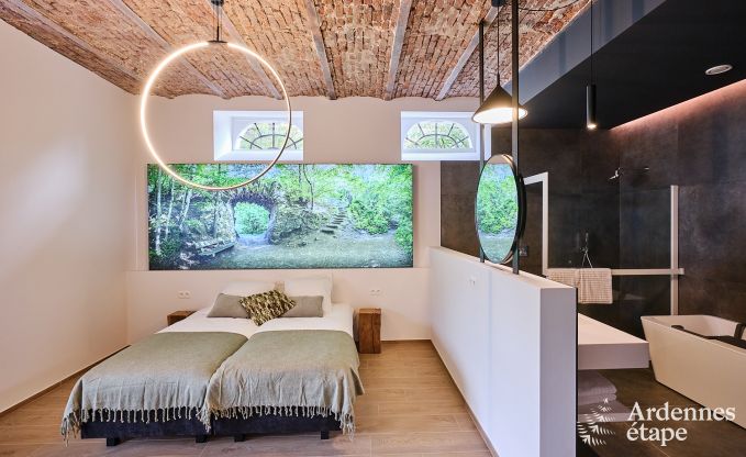 Gerumiges Loft fr 24 Personen in Chaudfontaine mit 10 Schlafzimmern, Wellness mit Sauna und Jacuzzi und Privatterrasse