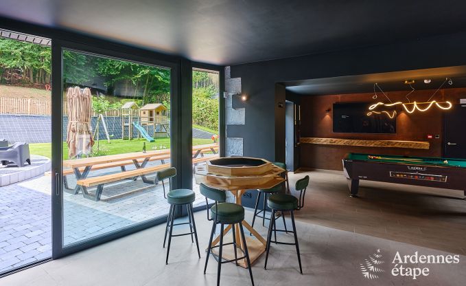 Gerumiges Loft fr 24 Personen in Chaudfontaine mit 10 Schlafzimmern, Wellness mit Sauna und Jacuzzi und Privatterrasse