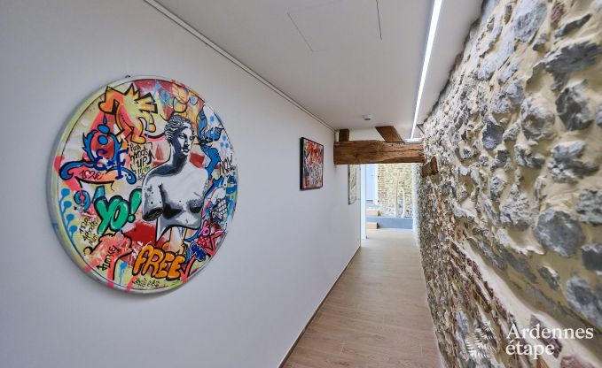 Gerumiges Loft fr 24 Personen in Chaudfontaine mit 10 Schlafzimmern, Wellness mit Sauna und Jacuzzi und Privatterrasse