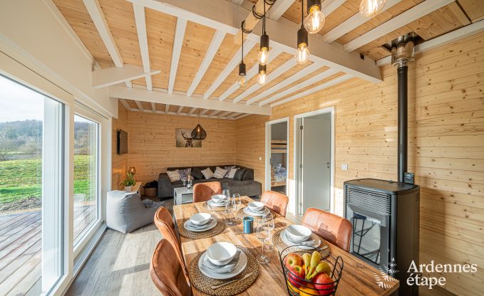 Charmantes Chalet f�r 5 am Ufer der Semois in Chiny, Gaume