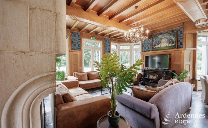 Luxusschloss Chiny 32 Pers. Ardennen Schwimmbad Wellness