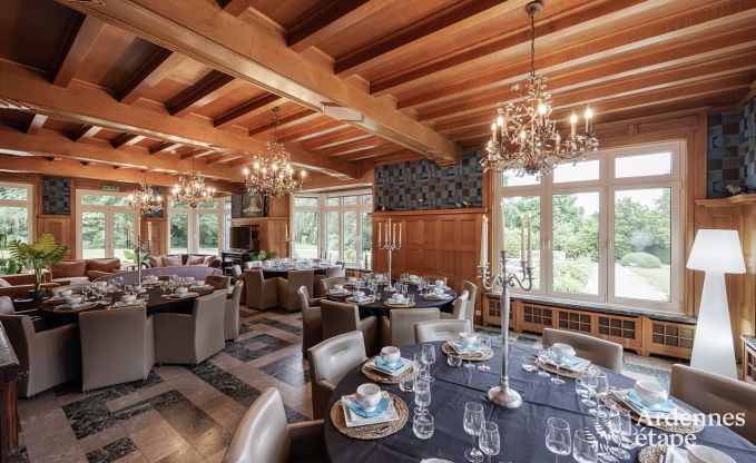 Luxusschloss Chiny 32 Pers. Ardennen Schwimmbad Wellness