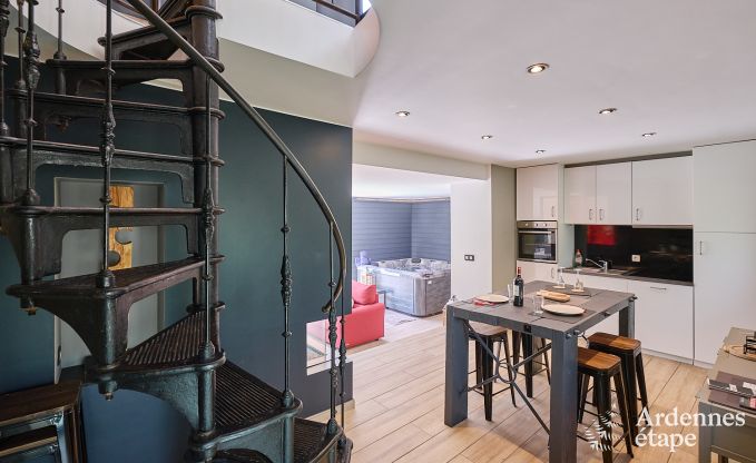Luxuri�ses Ferienhaus f�r 4 Personen mit Schwimmbad, Sauna und Whirlpool in Ciney