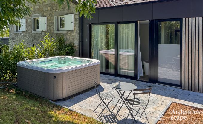 Charmantes H�uschen f�r 2 Personen in Clavier mit Schlafzimmer, Badezimmer, Jacuzzi und Privatgarten