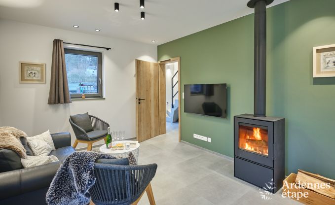 Moderne Ferienwohnung im Zentrum von Coo f�r 4 Personen mit privatem Garten und Terrasse