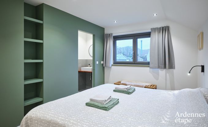 Moderne Ferienwohnung im Zentrum von Coo f�r 4 Personen mit privatem Garten und Terrasse