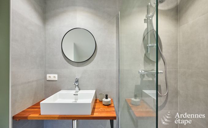 Moderne Ferienwohnung im Zentrum von Coo f�r 4 Personen mit privatem Garten und Terrasse