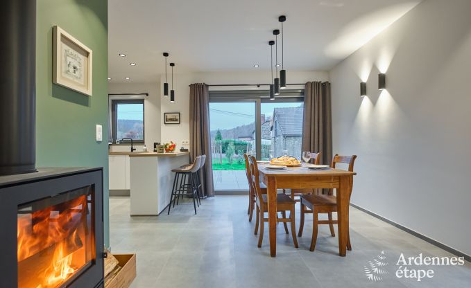 Moderne Ferienwohnung im Zentrum von Coo f�r 4 Personen mit privatem Garten und Terrasse