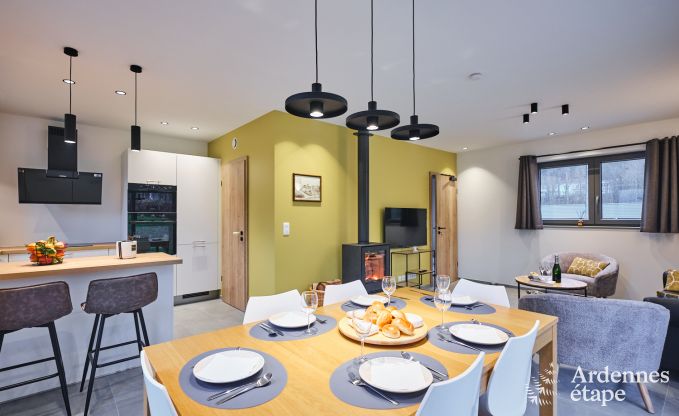 Ferienhaus im Herzen von Coo: moderner Komfort f�r 5 Personen mit Garten und Hund willkommen