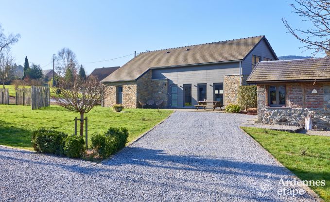 Aufenthalt mit 20 Personen in 3 Ferienhusern auf demselben Gelnde in Coo