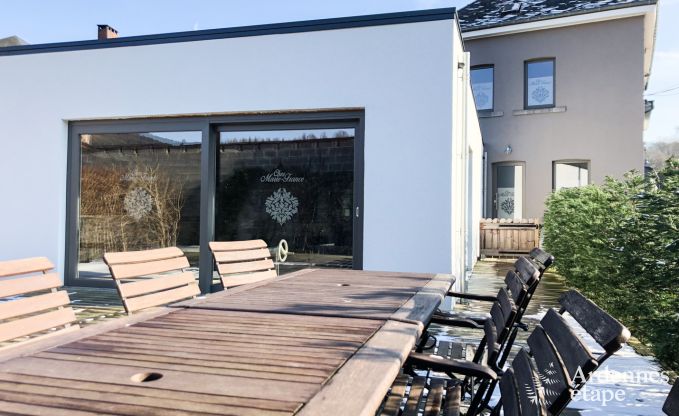 Ferienhaus Coo 8/9 Pers. Ardennen Schwimmbad Wellness