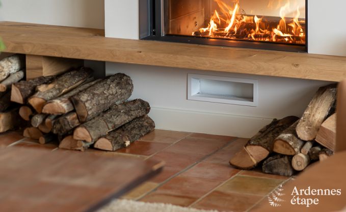 Chalet in Couvin f�r 8 Personen: komfortables Ferienhaus mit Sauna und Panoramablick