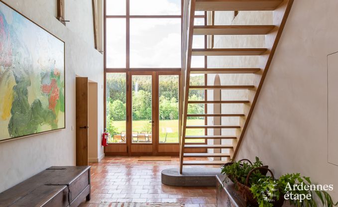 Chalet in Couvin f�r 8 Personen: komfortables Ferienhaus mit Sauna und Panoramablick