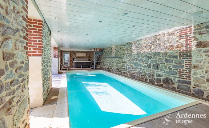 Ger�umige Ferienvilla in Daverdisse f�r 14 Personen mit 5 Schlaf- und Badezimmern, Wellnesseinrichtungen und Privatgarten