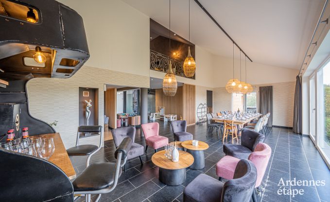 Ger�umige Ferienvilla in Daverdisse f�r 14 Personen mit 5 Schlaf- und Badezimmern, Wellnesseinrichtungen und Privatgarten