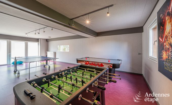 Ger�umige Ferienvilla in Daverdisse f�r 14 Personen mit 5 Schlaf- und Badezimmern, Wellnesseinrichtungen und Privatgarten