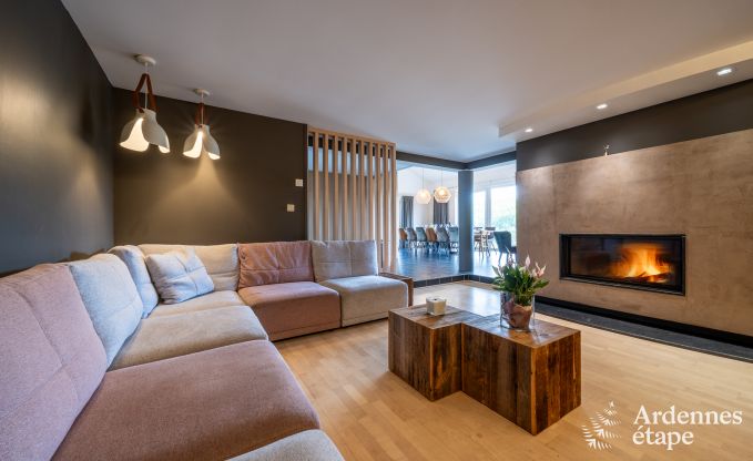 Ger�umige Ferienvilla in Daverdisse f�r 14 Personen mit 5 Schlaf- und Badezimmern, Wellnesseinrichtungen und Privatgarten