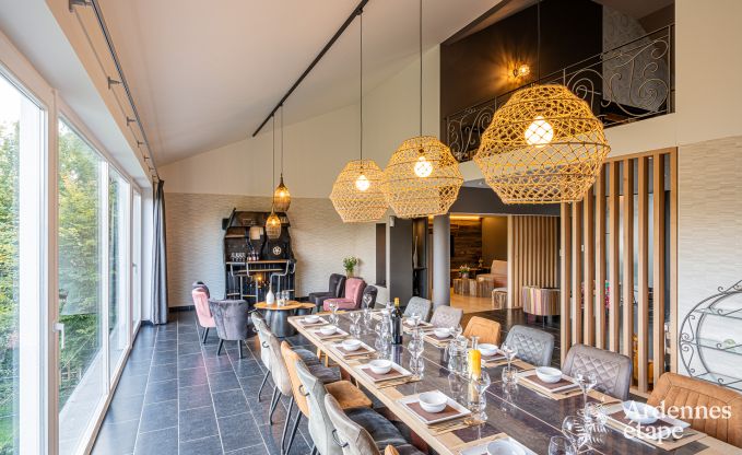 Ger�umige Ferienvilla in Daverdisse f�r 14 Personen mit 5 Schlaf- und Badezimmern, Wellnesseinrichtungen und Privatgarten