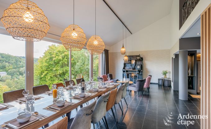 Ger�umige Ferienvilla in Daverdisse f�r 14 Personen mit 5 Schlaf- und Badezimmern, Wellnesseinrichtungen und Privatgarten