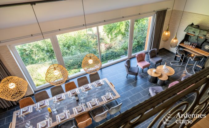 Gerumige Ferienvilla in Daverdisse fr 14 Personen mit 5 Schlaf- und Badezimmern, Wellnesseinrichtungen und Privatgarten