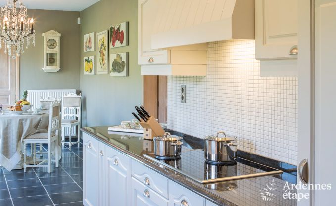 Luxusvilla f�r 8 Personen in Doische: Infrarotkabine, Jacuzzi, Kassettenkamin, Teich und privater Garten