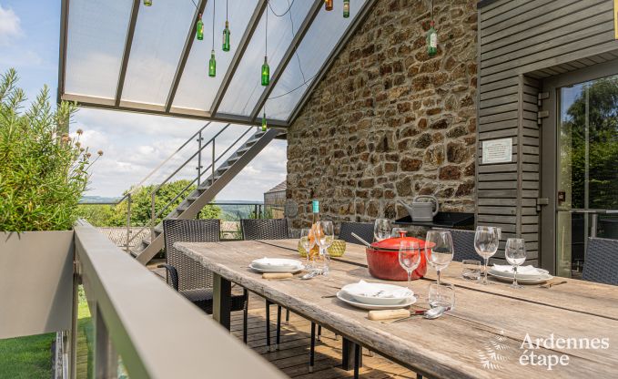 Gerumiges Cottage in Durbuy (Heyd) fr 14 Personen mit 5 Schlafzimmern, 5 Badezimmern, Sauna und Garten