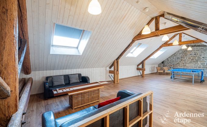 Ferienhaus in Drubuy (M�an), Ardennen, 7 Schlafzimmer, 3 Badezimmer, 19 Personen, privater Garten, Kinder- und Freizeitausstattung