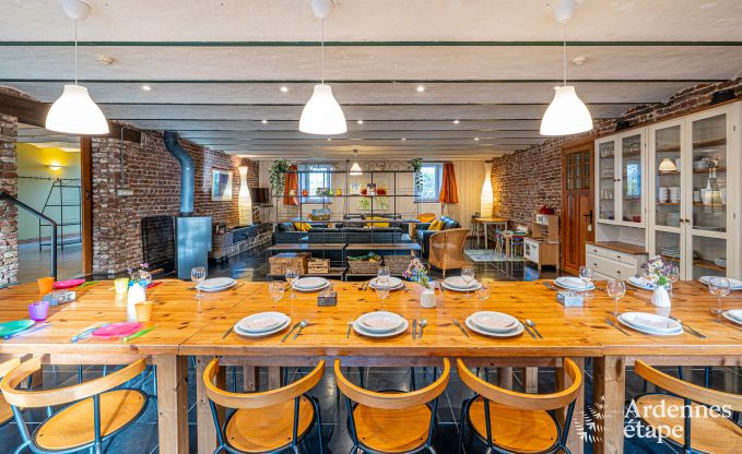 Ferienhaus in Drubuy (M�an), Ardennen, 7 Schlafzimmer, 3 Badezimmer, 19 Personen, privater Garten, Kinder- und Freizeitausstattung