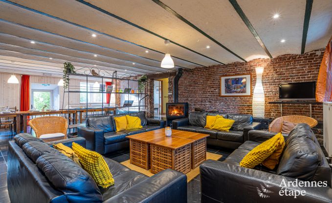 Ferienhaus in Drubuy (M�an), Ardennen, 7 Schlafzimmer, 3 Badezimmer, 19 Personen, privater Garten, Kinder- und Freizeitausstattung