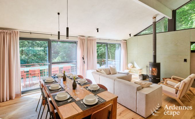 Ger�umiges Chalet f�r 8 Personen mit Sauna im Wald rund um Durbuy