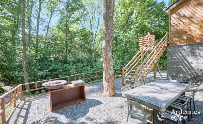 Ger�umiges Chalet f�r 8 Personen mit Sauna im Wald rund um Durbuy